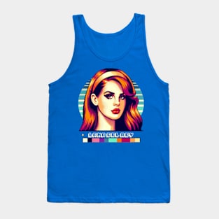 Lana Del Rey - Video Games (White Letters) Tank Top